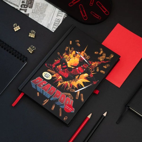 PREMIUM A5 NOTITIEBOEK MET LICHT - MARVEL DEADPOOL