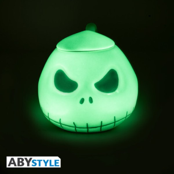 Beker 3D Jack fosforescerend - Disney The Nightmare before Kerstmis