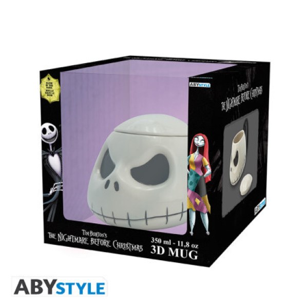 Beker 3D Jack fosforescerend - Disney The Nightmare before Kerstmis