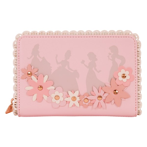 Prinsessen portemonnee met bloemenkant - Disney Loungefly