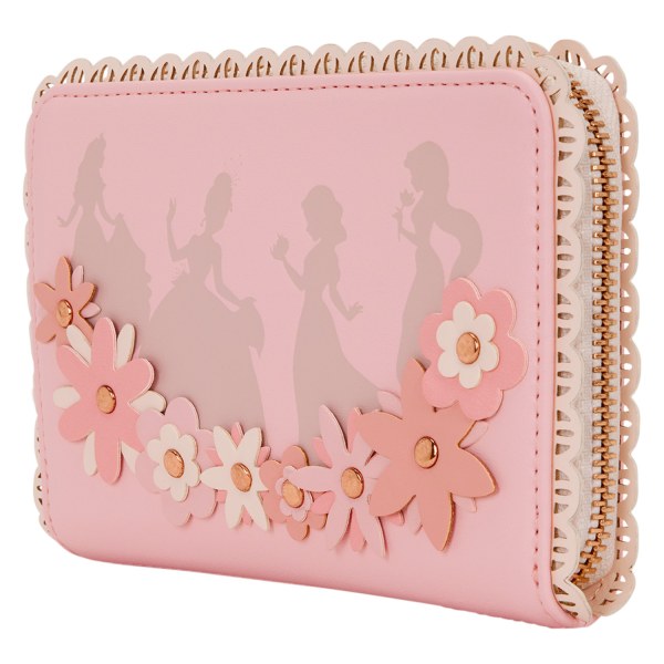 Prinsessen portemonnee met bloemenkant - Disney Loungefly