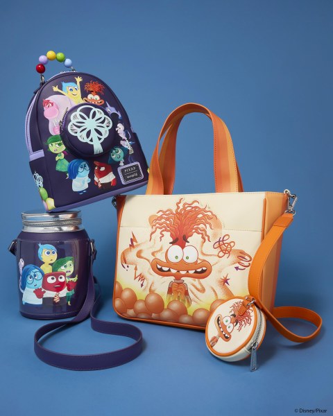INSIDE OUT 2 ANXIETY SHOPPER MET MUNTZAKJE - DISNEY PIXAR LOUNGEFLY