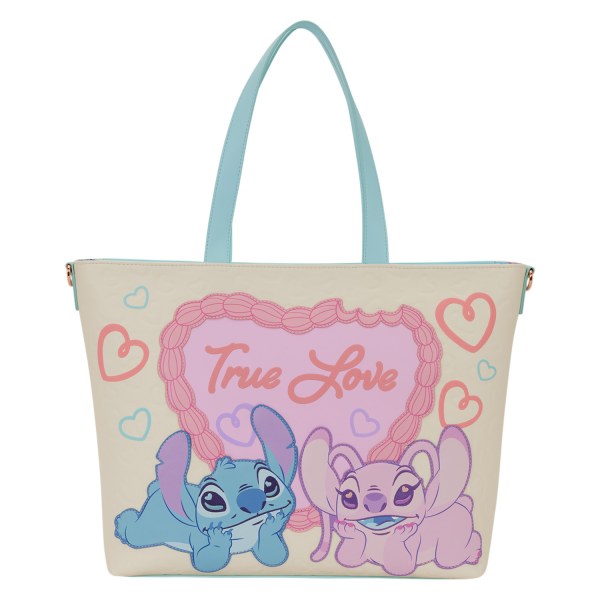 STITCH & ANGEL TRUE LOVE SHOPPER - DISNEY LOUNGEFLY