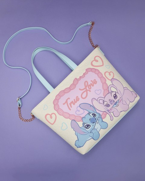 STITCH & ANGEL TRUE LOVE SHOPPER - DISNEY LOUNGEFLY