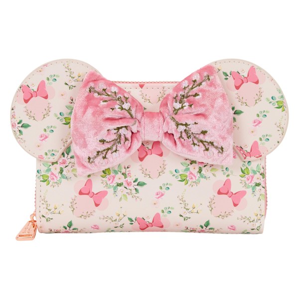 MINNIE MUIS BLOEMENPORTEMONNEE - Disney Loungefly