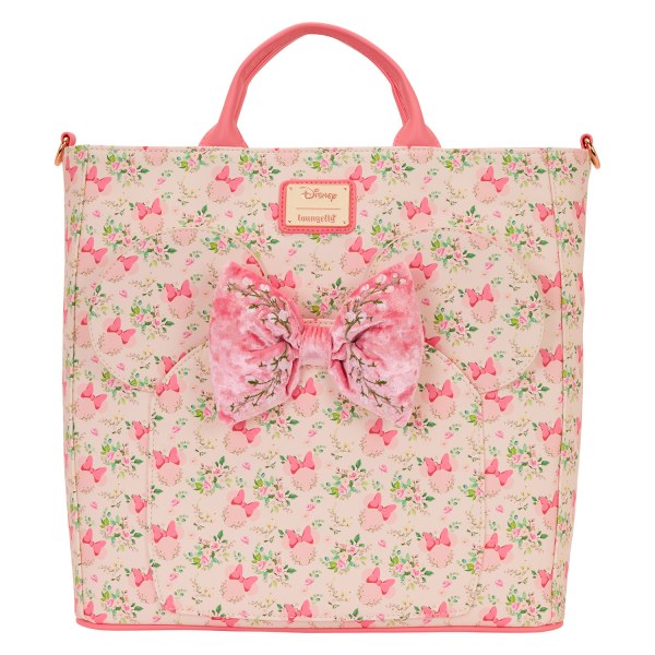 MINNIE MUIS BLOEMEN CONVERTIBELE RUGZAK & SHOPPER - DISNEY LOUNGEFLY