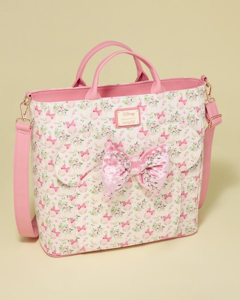 MINNIE MUIS BLOEMEN CONVERTIBELE RUGZAK & SHOPPER - DISNEY LOUNGEFLY