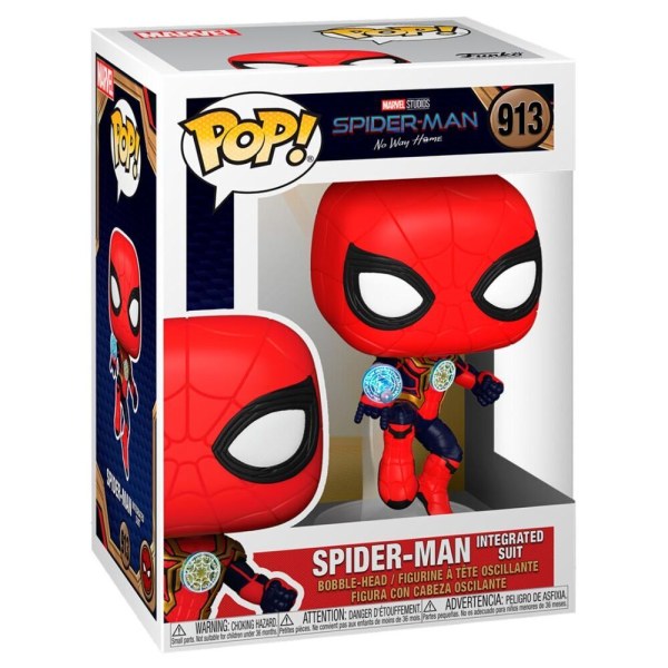 Funko Pop! 913 Marvel Spider-Man: No Way Home – Spider-Man Geïntegreerd Pak