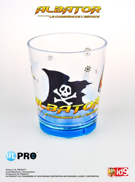 Vlag van plastic glas - Kapitein Harlock