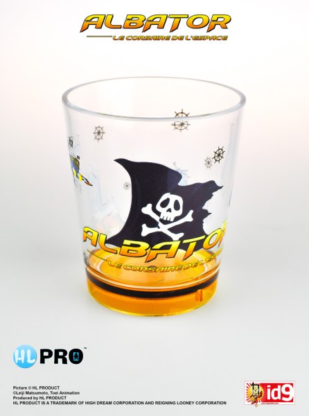 Vlag van plastic glas - Kapitein Harlock