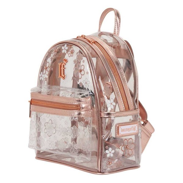 Loungefly Mini rugzak met transparante bloemenprint
