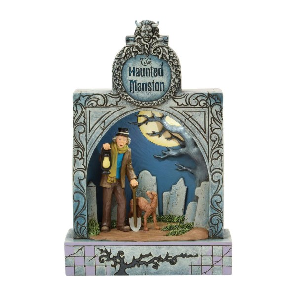 LED- DIORAMA van het HAUNTED MANSION - DISNEY TRADITIONS