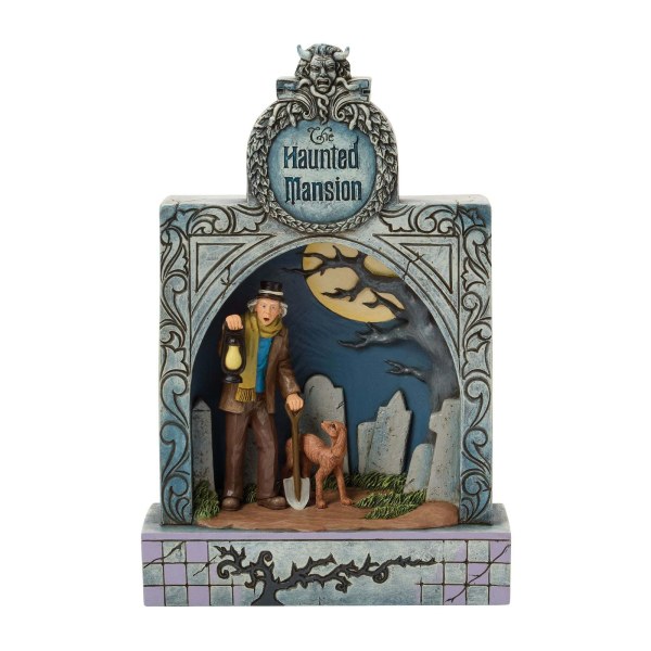 LED- DIORAMA van het HAUNTED MANSION - DISNEY TRADITIONS