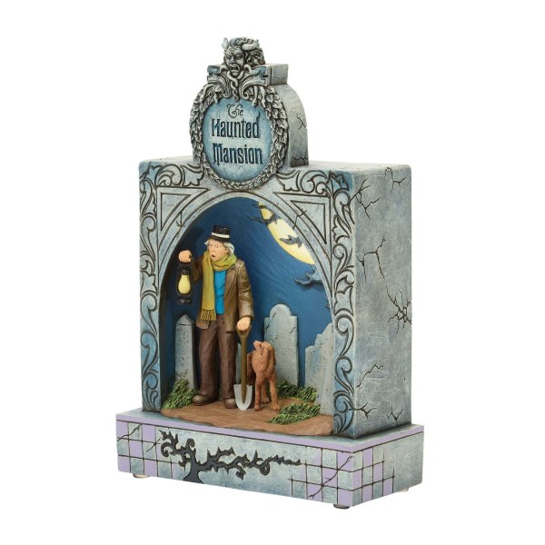 LED- DIORAMA van het HAUNTED MANSION - DISNEY TRADITIONS