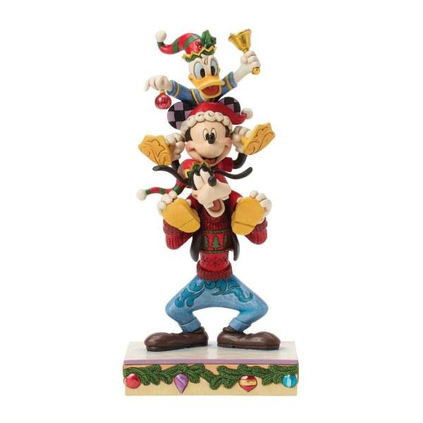 MICKEY, DONALD EN GOOFIE OP ELKAAR GESTAPELD - DISNEY TRADITIONS