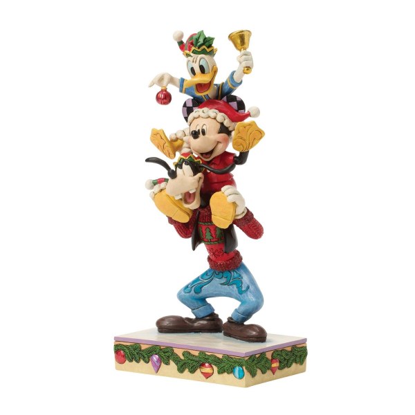 MICKEY, DONALD EN GOOFIE OP ELKAAR GESTAPELD - DISNEY TRADITIONS
