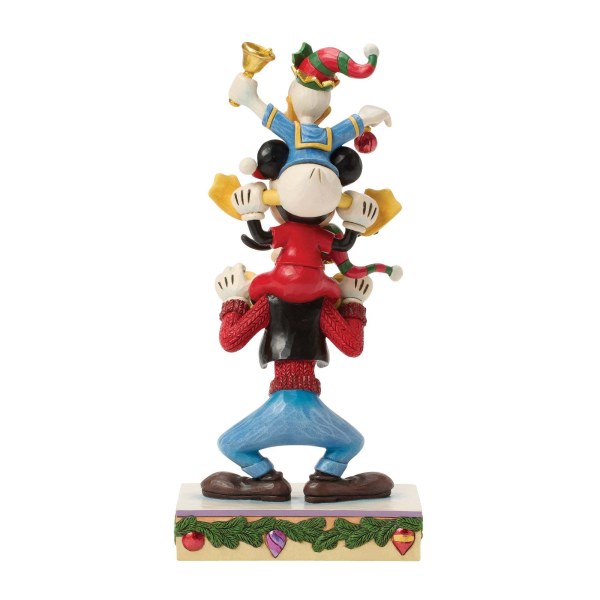 MICKEY, DONALD EN GOOFIE OP ELKAAR GESTAPELD - DISNEY TRADITIONS
