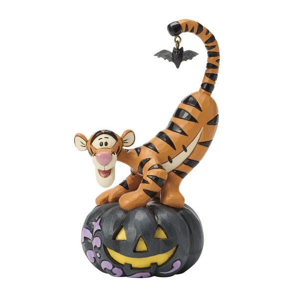 TIGGER OP EEN POMPOENPOT MET EEN VLEERMUIS - DISNEY TRADITIONS