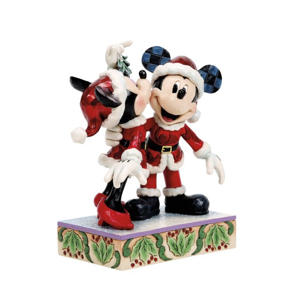 MICKEY EN MINNIE ONDER DE MARETOE - DISNEY TRADITIONS