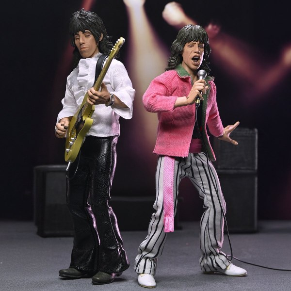 THE ROLLING STONES - 20 CM ACTIEFIGUUR MET KLEDING – MICK JAGGER (1975)
