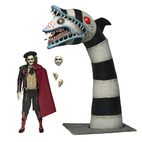 BEETLEJUICE - ACTIEFIGUUR VAN 18 CM - ULTIEME "MATADOR" BEETLEJUICE EN SANDWORM 2-PACK
