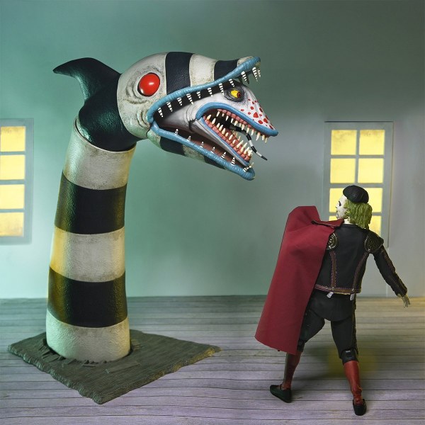 BEETLEJUICE - ACTIEFIGUUR VAN 18 CM - ULTIEME "MATADOR" BEETLEJUICE EN SANDWORM 2-PACK