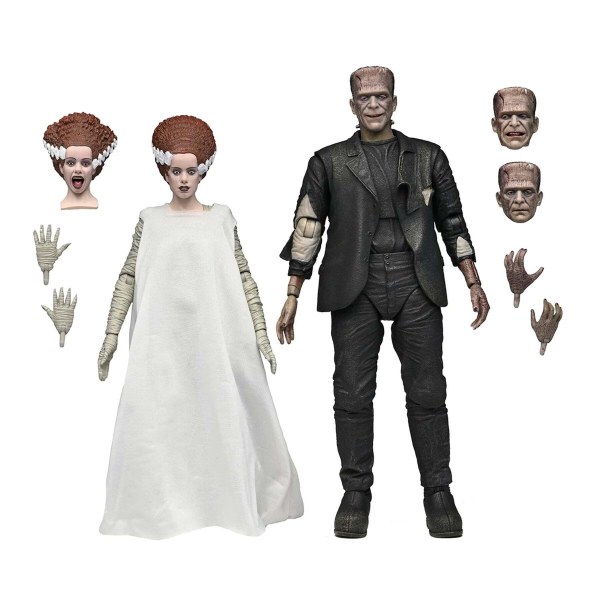 ACTIEFIGUUR OP SCHAAL VAN 7 INCH - BRIDE OF FRANKENSTEIN 2-PACK