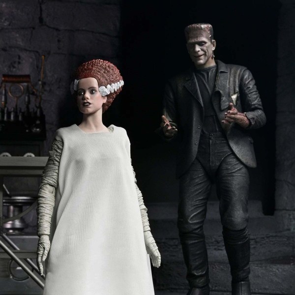 ACTIEFIGUUR OP SCHAAL VAN 7 INCH - BRIDE OF FRANKENSTEIN 2-PACK