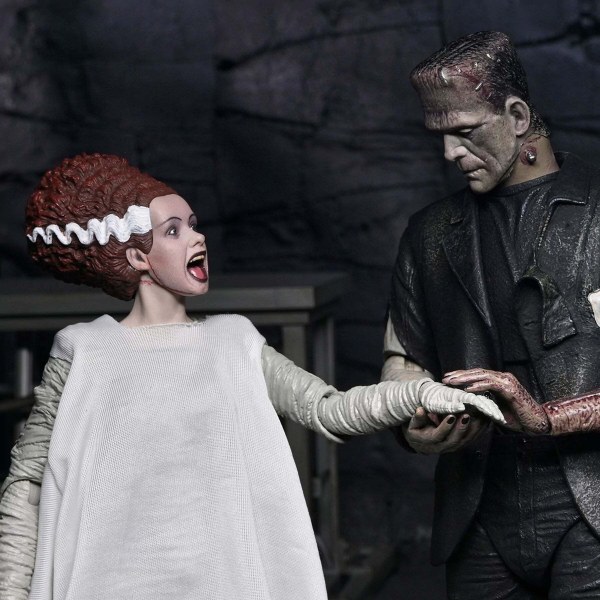 ACTIEFIGUUR OP SCHAAL VAN 7 INCH - BRIDE OF FRANKENSTEIN 2-PACK