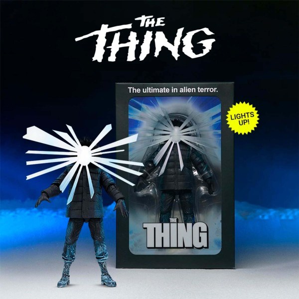 THE THING - ACTIEFIGUUR OP SCHAAL VAN 7 INCH - THE THING POSTERSERIE