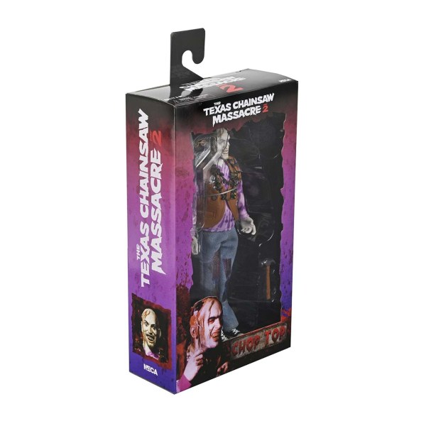 TEXAS CHAINSAW MASSACRE 2 - 8” GEKLEDE FIGUUR - CHOP TOP