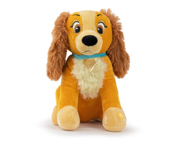 Pluche Lady met geluid 30 cm - Disney Lady en de Tramp