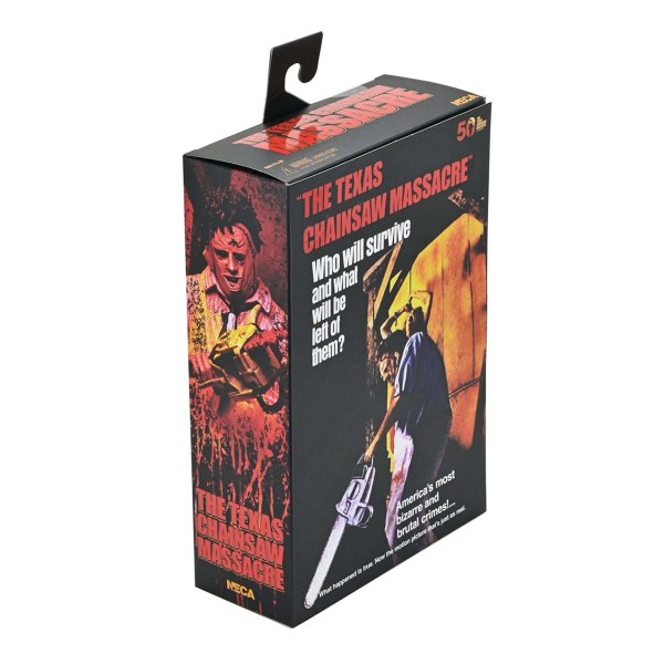 TEXAS CHAINSAW MASSACRE - ACTIEFIGUUR OP SCHAAL VAN 18 CM - ULTIEME LEATHERFACE TER GELEGENHEID VAN HET 50-JARIG JUBILEUM
