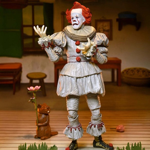 WELKOM IN DERRY - ACTIEFIGUUR OP SCHAAL VAN 18 CM - ULTIEME BOB GRAY ALS PENNYWISE