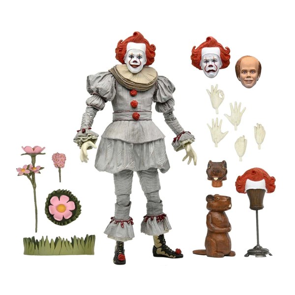 WELKOM IN DERRY - ACTIEFIGUUR OP SCHAAL VAN 18 CM - ULTIEME BOB GRAY ALS PENNYWISE