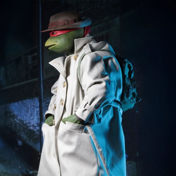TEENAGE MUTANT NINJA TURTLES (FILM UIT 1990) - FIGUUR OP SCHAAL 1/4 - VERMOMMING VAN RAPHAEL