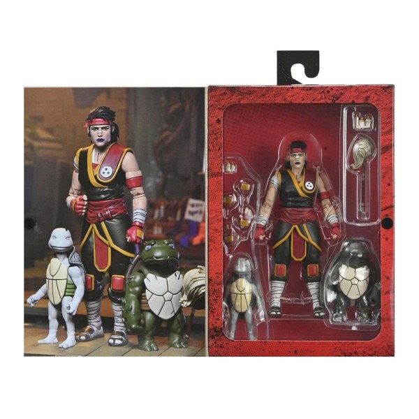 TEENAGE MUTANT NINJA TURTLES (THE LAST RONIN - THE LOST YEARS) - ACTIEFIGUUR VAN 18 CM - CASEY MARIE MET BABY ODYN & UNO