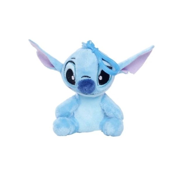 Pluche tasclip van Stitch, 10 cm - Disney Lilo & Stitch