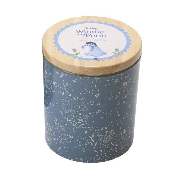 Houten kaars met lavendel en mariadistel van Eeyore - Disney Winnie de Pooh