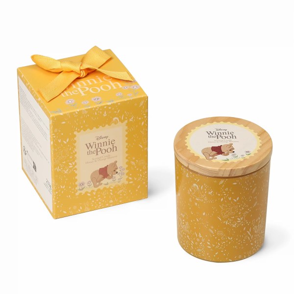Winnie houten kaars Honing & oranjebloesem - Disney Winnie de Pooh