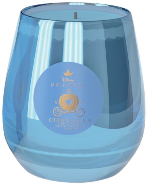Disney Assepoester glazen kaars met gardenia en pompoen.