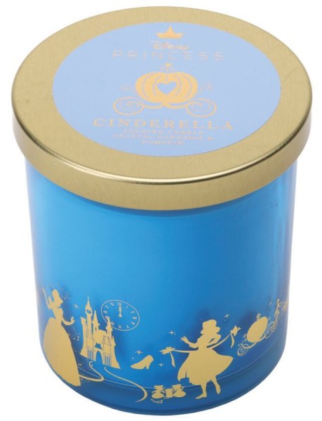 Disney Assepoester glazen kaars met deksel, Gardenia & Pompoen