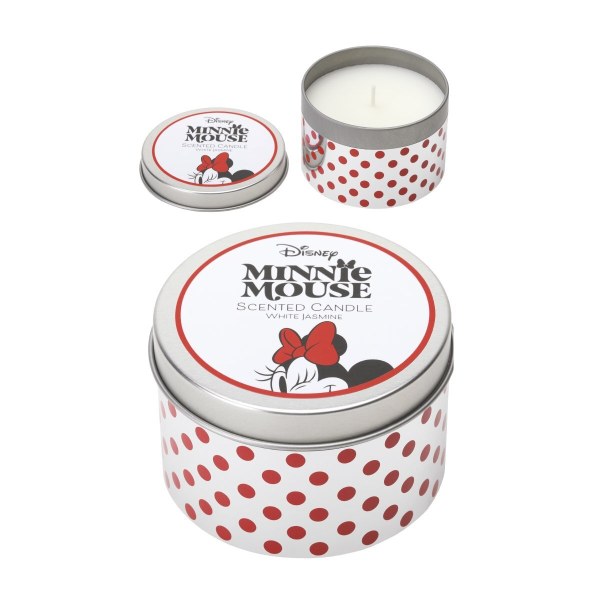 Minnie metalen kaars met witte jasmine - Disney Mickey & vrienden