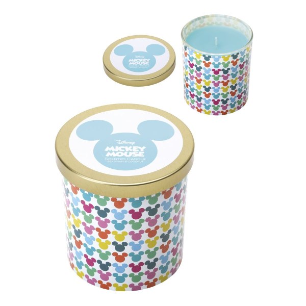 Disney glazen kaars met deksel, Minnie Muis, Zeespray & Kokosnoot