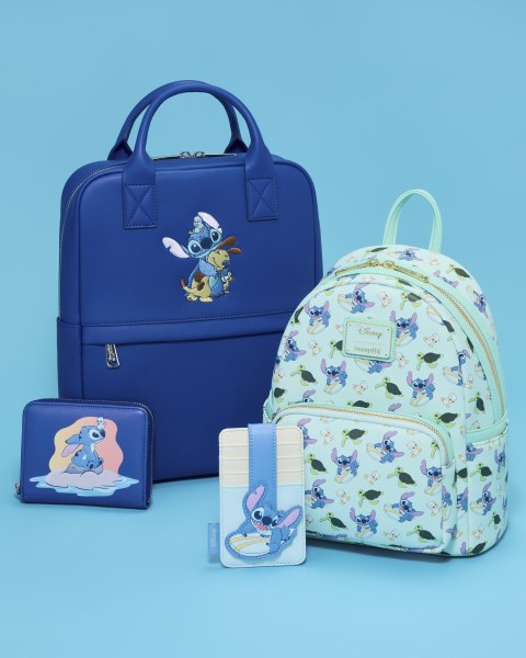 STITCH MINMAL PASJESHOUDER - DISNEY LOUNGEFLY LILO & STITCH