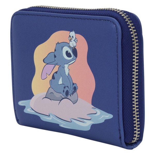 STITCH MET EEN VOGEL MINIMALE PORTEMONNEE - DISNEY LOUNGEFLY LILO & STITCH