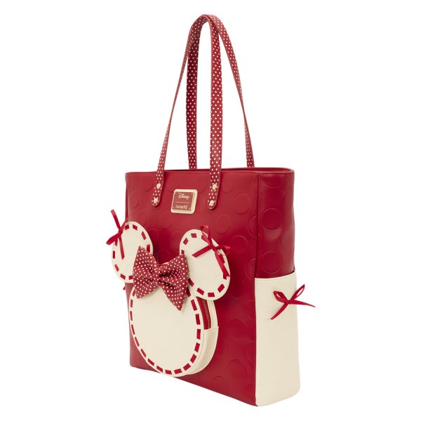 MINNIE ROCK THE DOTS SHOPPER - DISNEY LOUNGEFLY