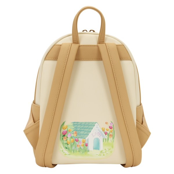 LADY PASTEL TULIP MINI RUGZAK - DISNEY LOUNGEFLY LADY EN DE VAGEBOND