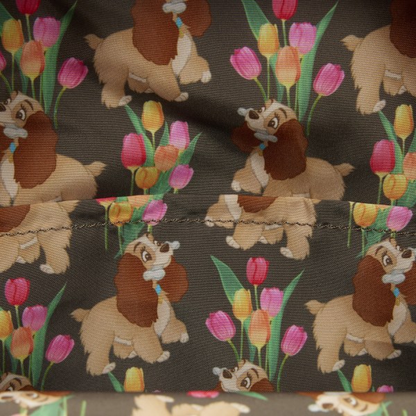 LADY PASTEL TULIP MINI RUGZAK - DISNEY LOUNGEFLY LADY EN DE VAGEBOND