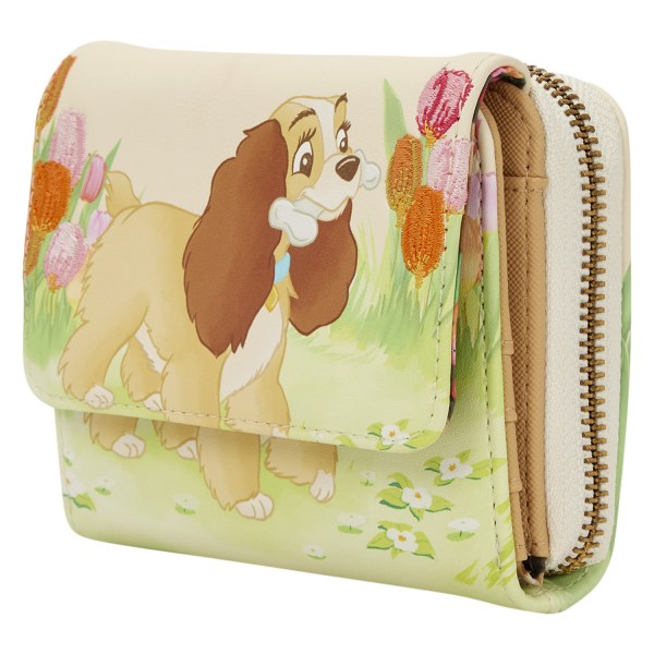 LADY PASTEL TULIP PORTEMONNEE - DISNEY LOUNGEFLY LADY EN DE VAGEBOND
